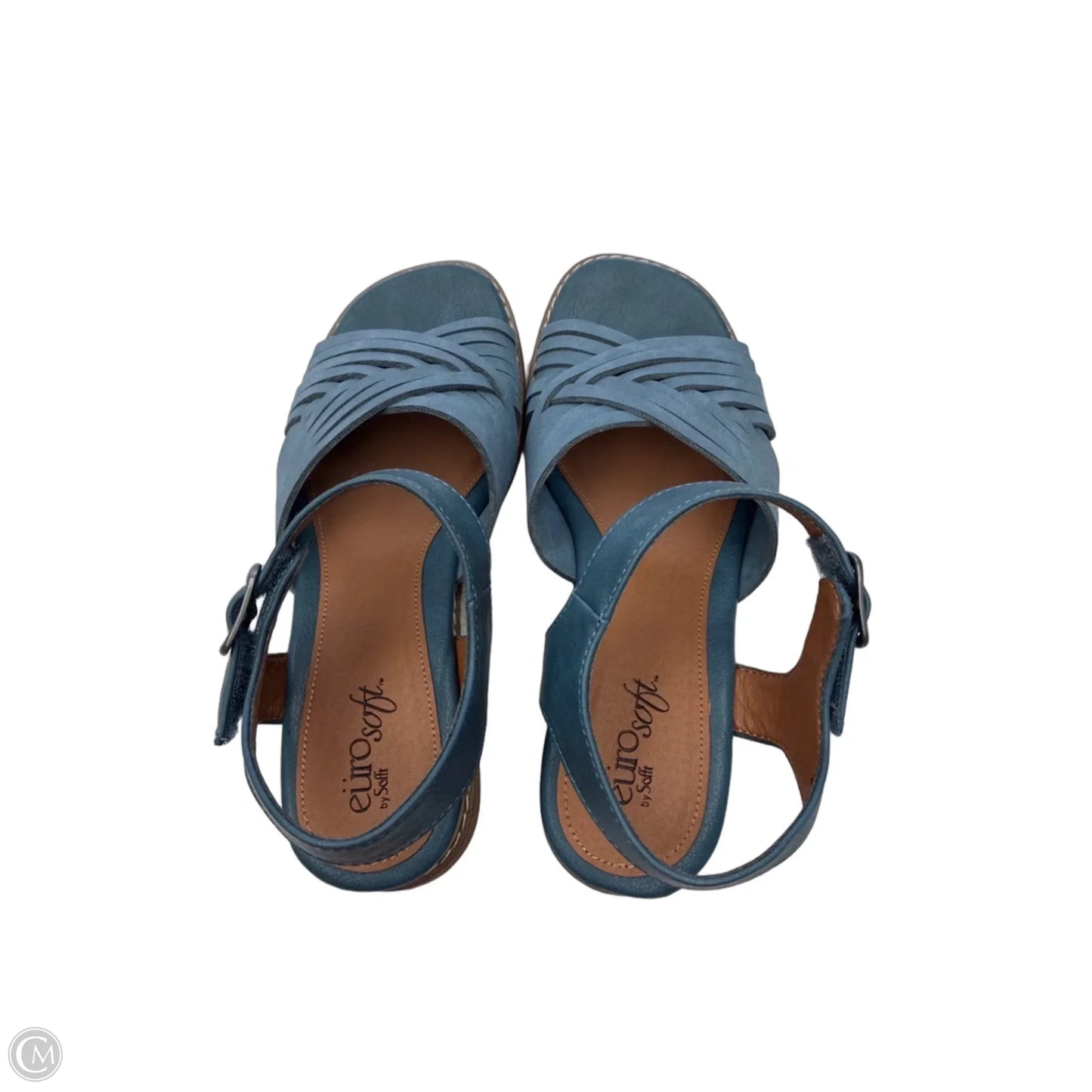 Sandals Flats By Sofft In Blue, Size: 6