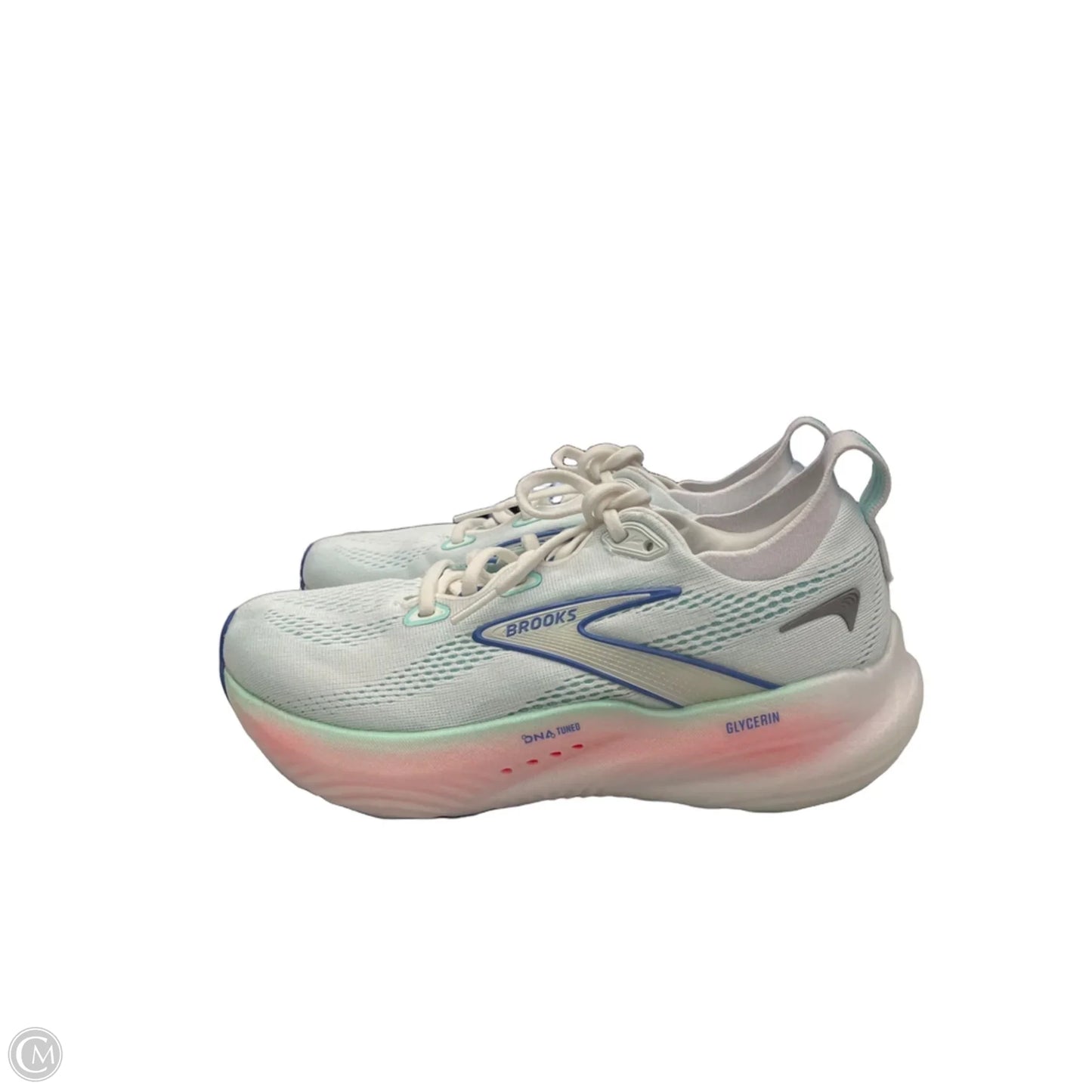 Shoes Athletic By Brooks In Blue & White, Size: 7.5