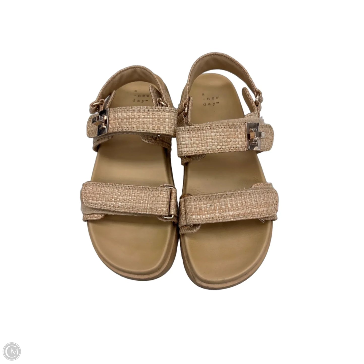 Sandals Flats By A New Day In Tan, Size: 7