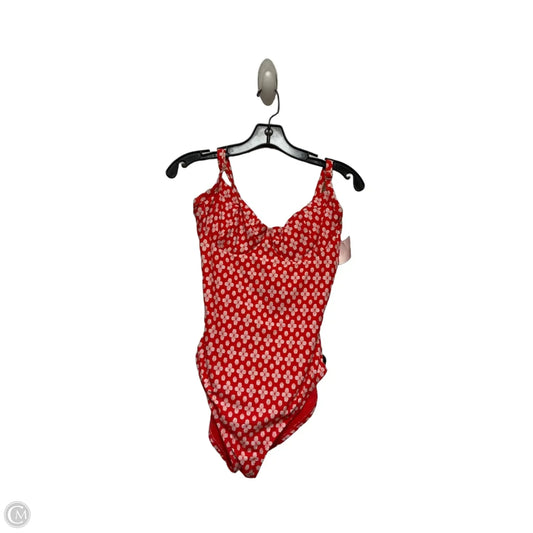 Swimsuit By Draper James In Red & White, Size: M