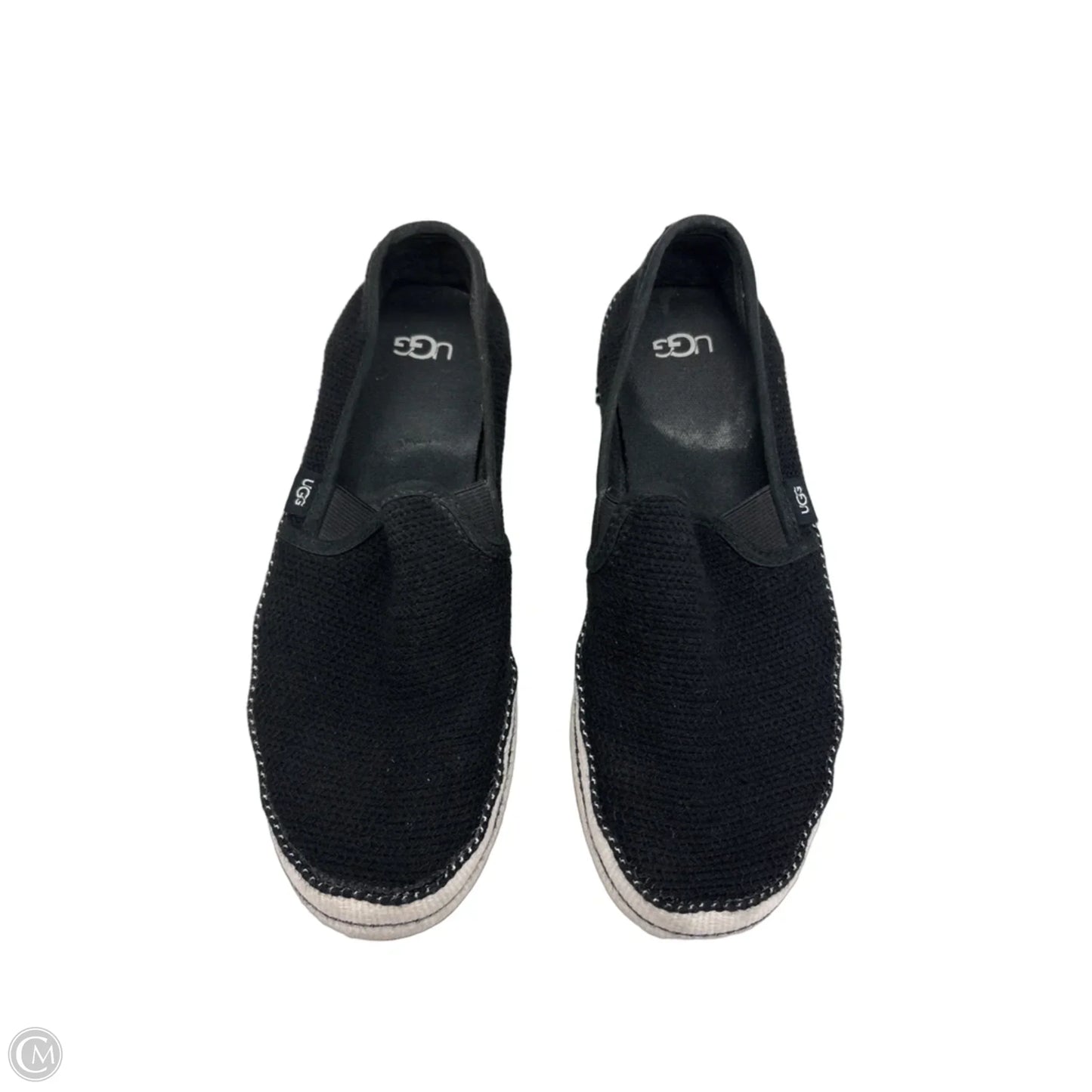 Shoes Flats By Ugg In Black, Size: 7
