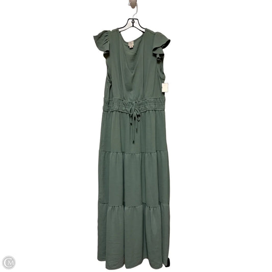 Dress Casual Midi By Joie In Green, Size: Xl