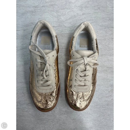 Shoes Sneakers By Dolce Vita In Gold, Size: 7.5