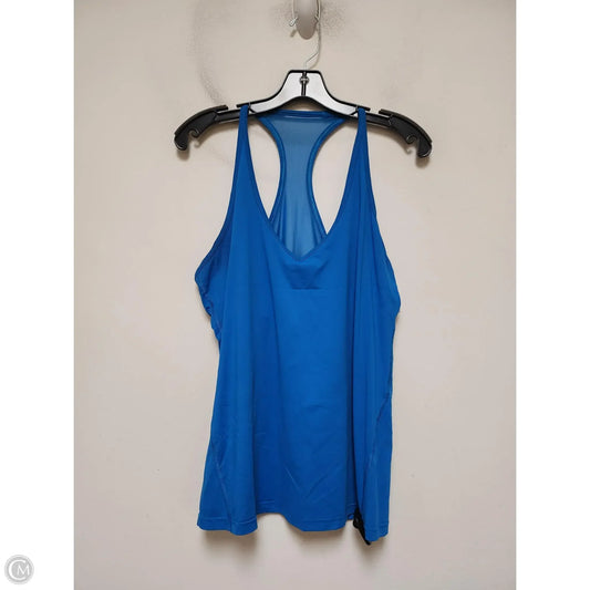 Athletic Tank Top By Lululemon In Blue, Size: M