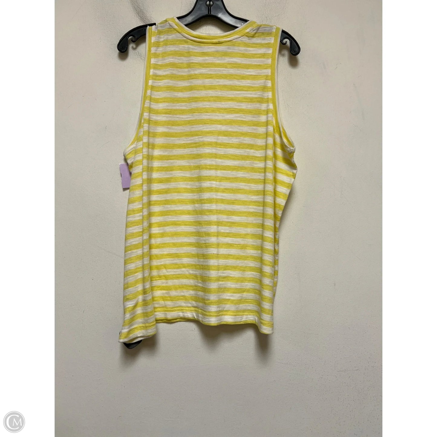 Top Short Sleeve Basic By Caslon In Striped Pattern, Size: Xl