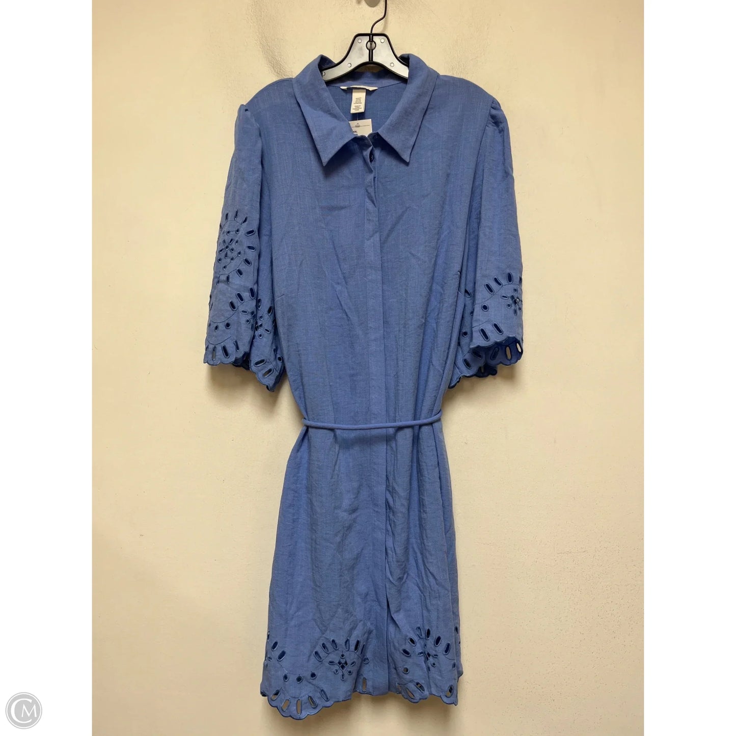 Dress Casual Short By H&m In Blue, Size: Xxl