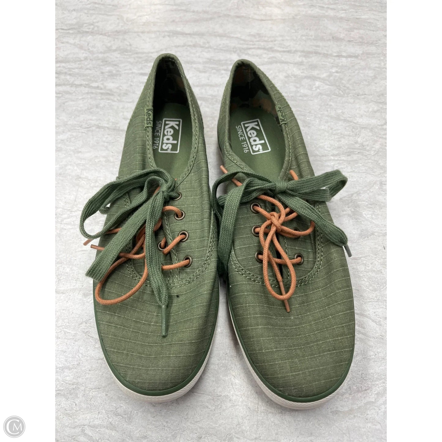 Shoes Sneakers By Keds In Green, Size: 7.5