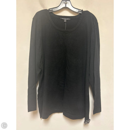 Top Long Sleeve Basic By Zac And Rachel In Black, Size: 3x