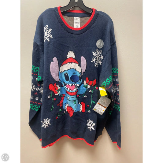 Sweater By Disney Store In Blue & Red, Size: 3x