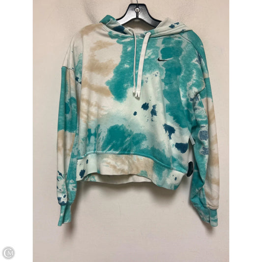 Sweatshirt Hoodie By Nike In Tie Dye Print, Size: Xs