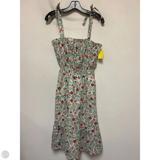 Dress Casual Short By Draper James In Green & Red, Size: S