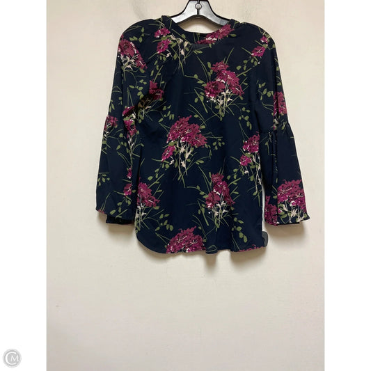 Top Long Sleeve By Loft In Navy, Size: Xs