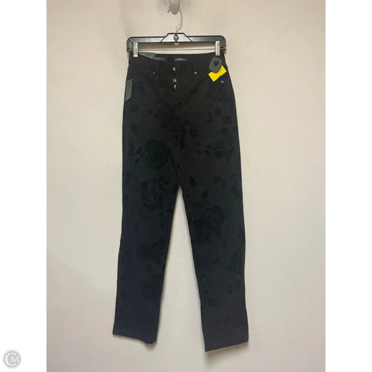Jeans Straight By Wild Fable In Floral Print, Size: 0
