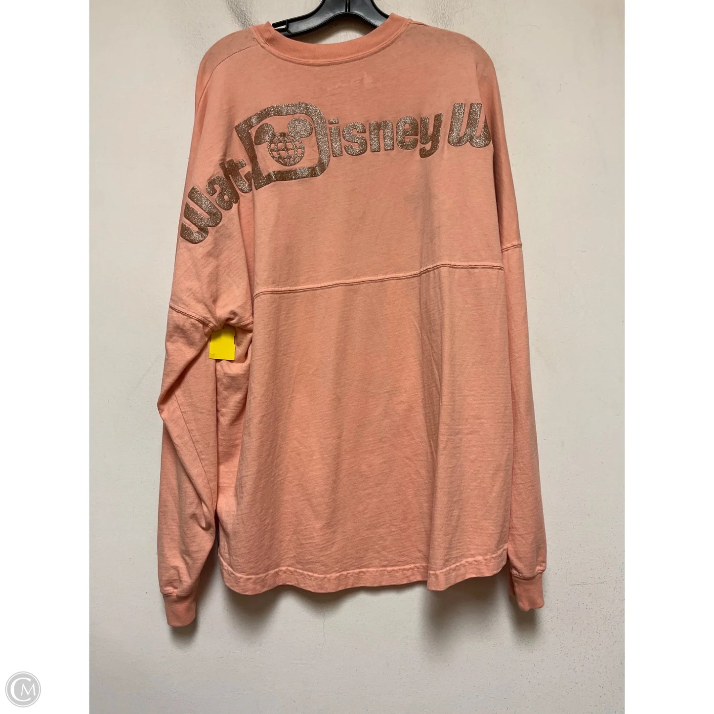 Top Long Sleeve By Disney Store In Gold & Pink, Size: L