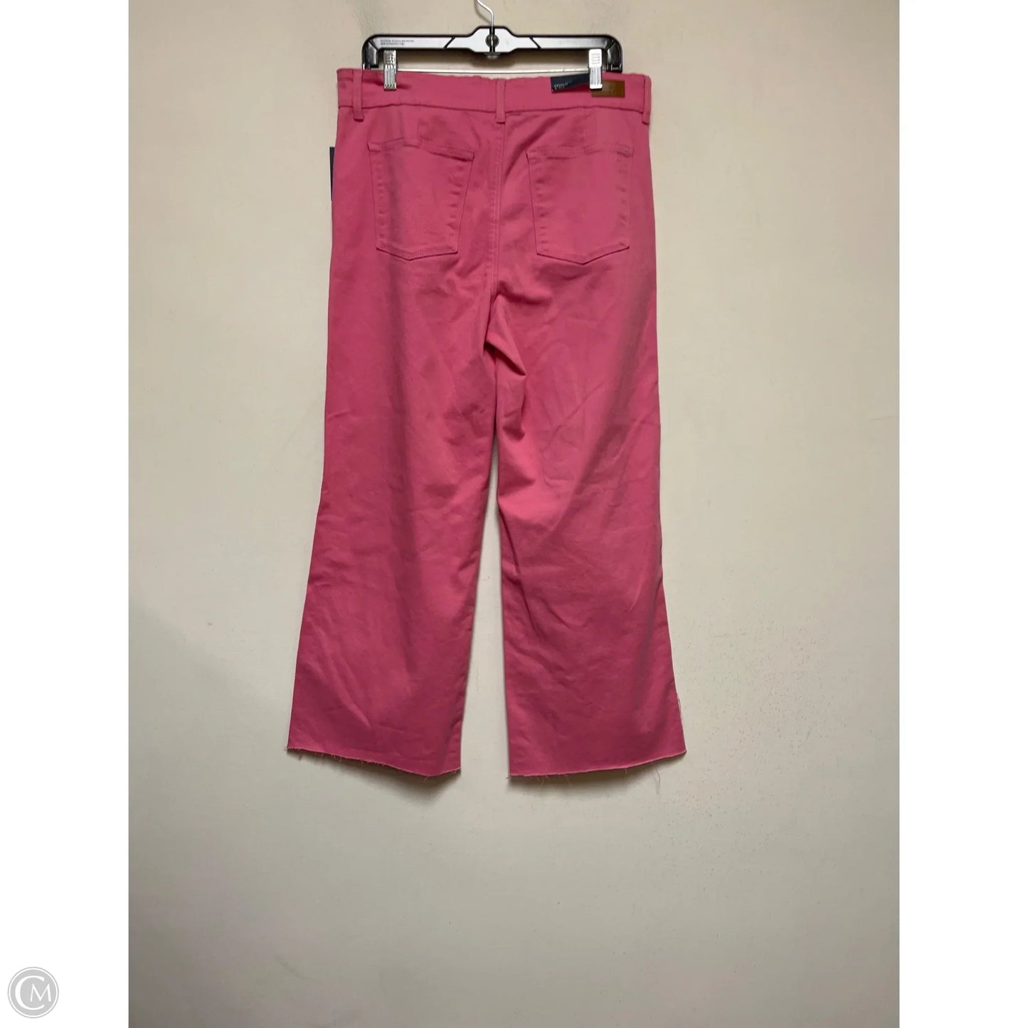 Jeans Wide Leg By Crown And Ivy In Pink Denim, Size: 12