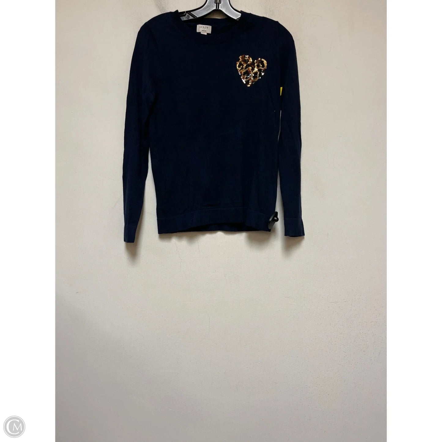 Top Long Sleeve By J. Crew In Navy, Size: Xs