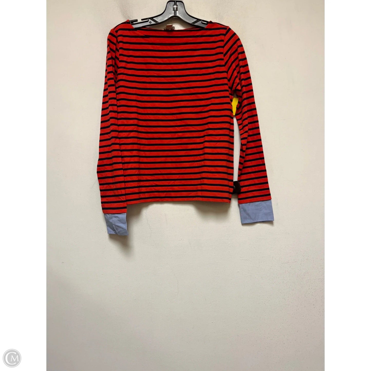 Top Long Sleeve By J. Crew In Striped Pattern, Size: Xs