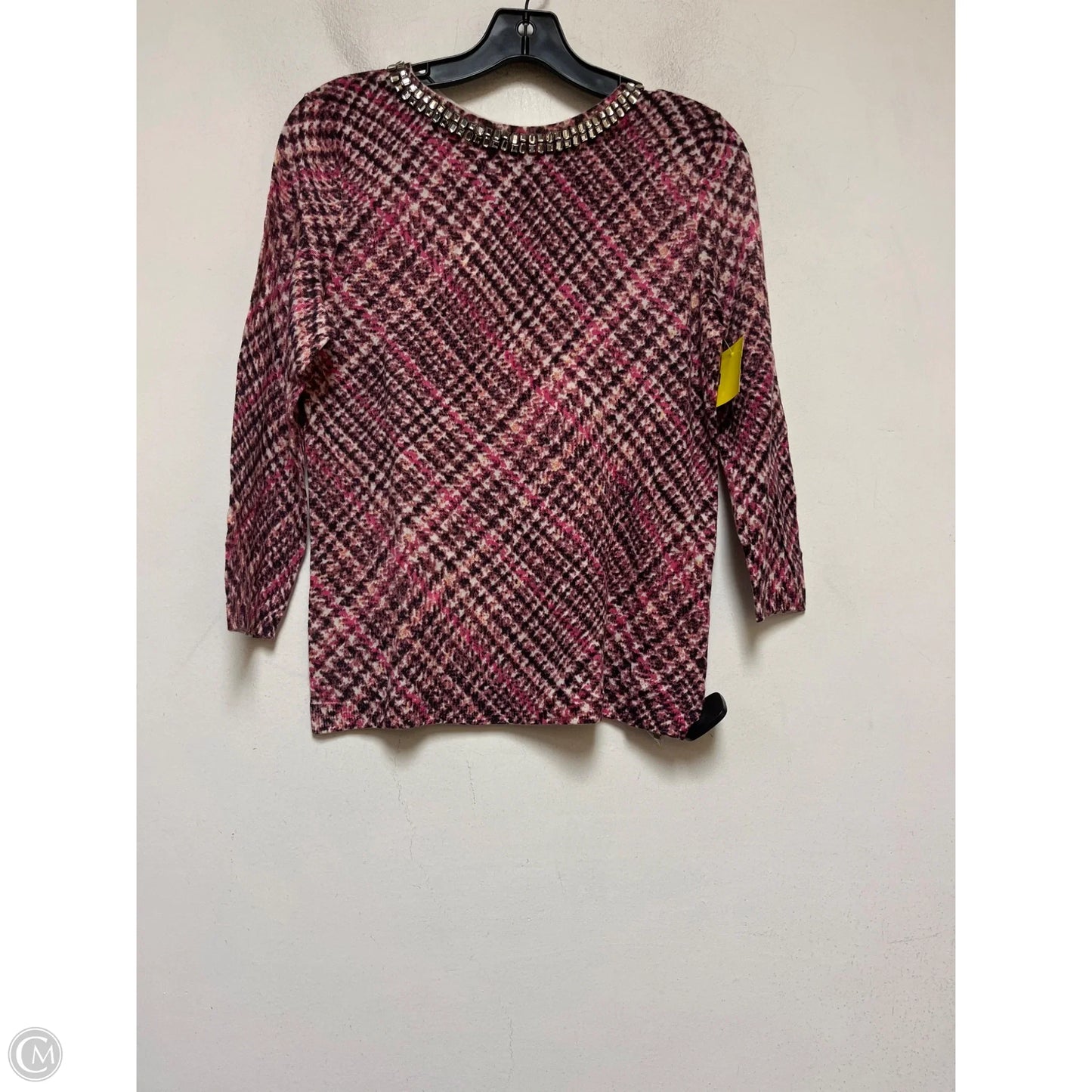 Top Long Sleeve By Talbots In Purple & Tan, Size: Sp