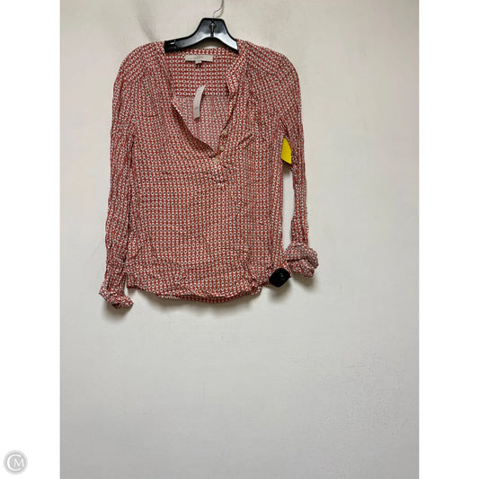 Top Long Sleeve By Loft In Orange, Size: S
