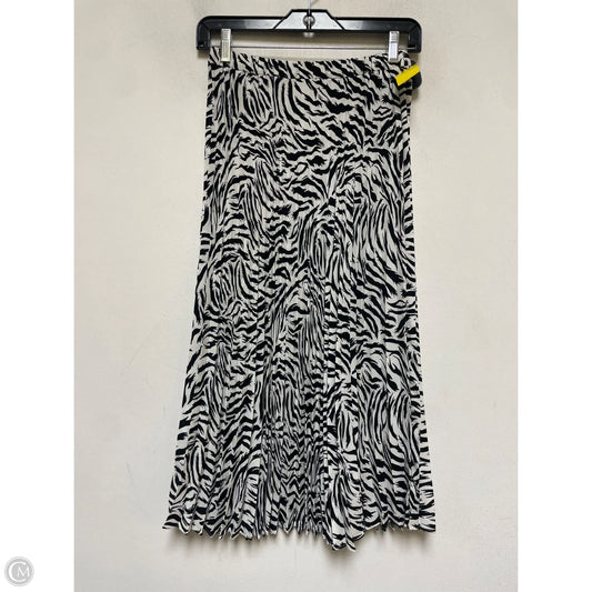 Skirt Maxi By Halogen In Zebra Print, Size: Xsp