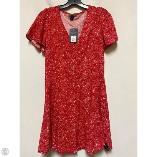 Dress Casual Short By Universal Thread In Red & White, Size: Xs