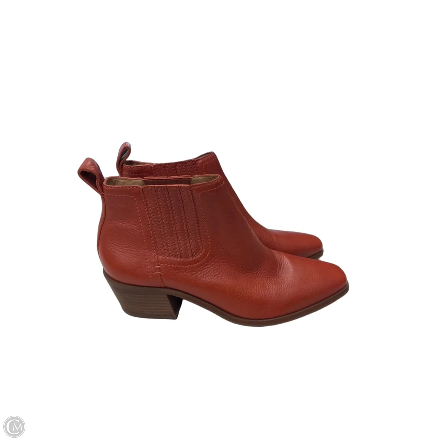 Boots Ankle Heels By Lucky Brand In Brown, Size: 9