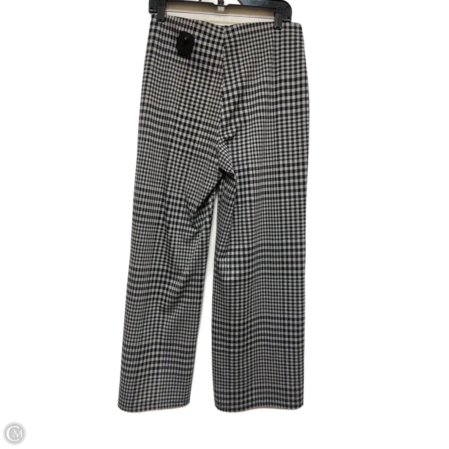 Pants Wide Leg By H&m In Black & Grey, Size: M