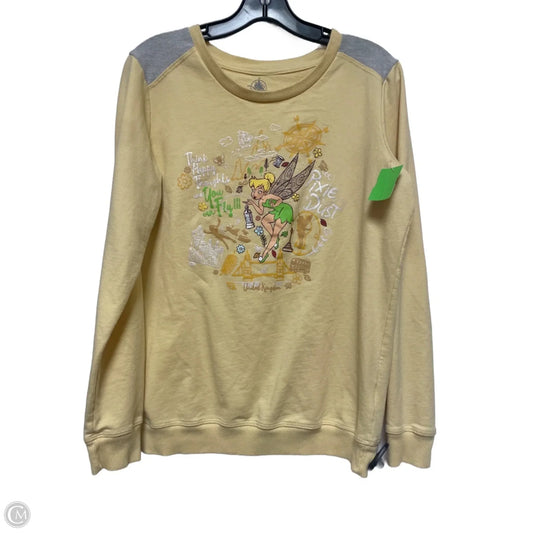 Top Long Sleeve By Disney Store In Yellow, Size: M