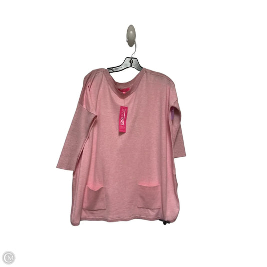Top Short Sleeve Designer By Lilly Pulitzer In Pink, Size: Xs