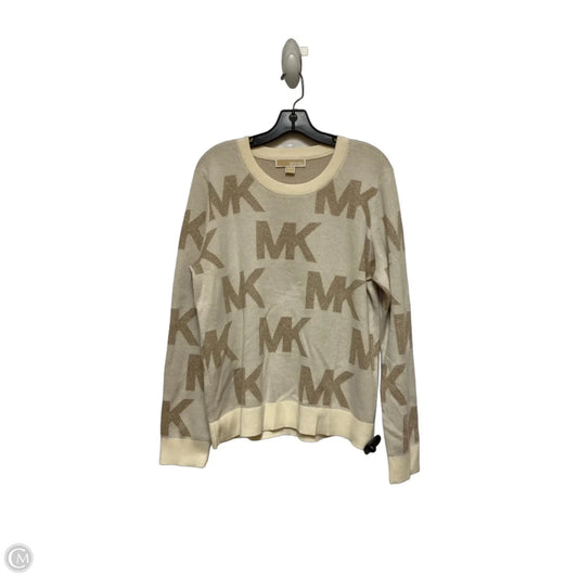 Sweatshirt Crewneck By Michael By Michael Kors In Bronze, Size: Xl