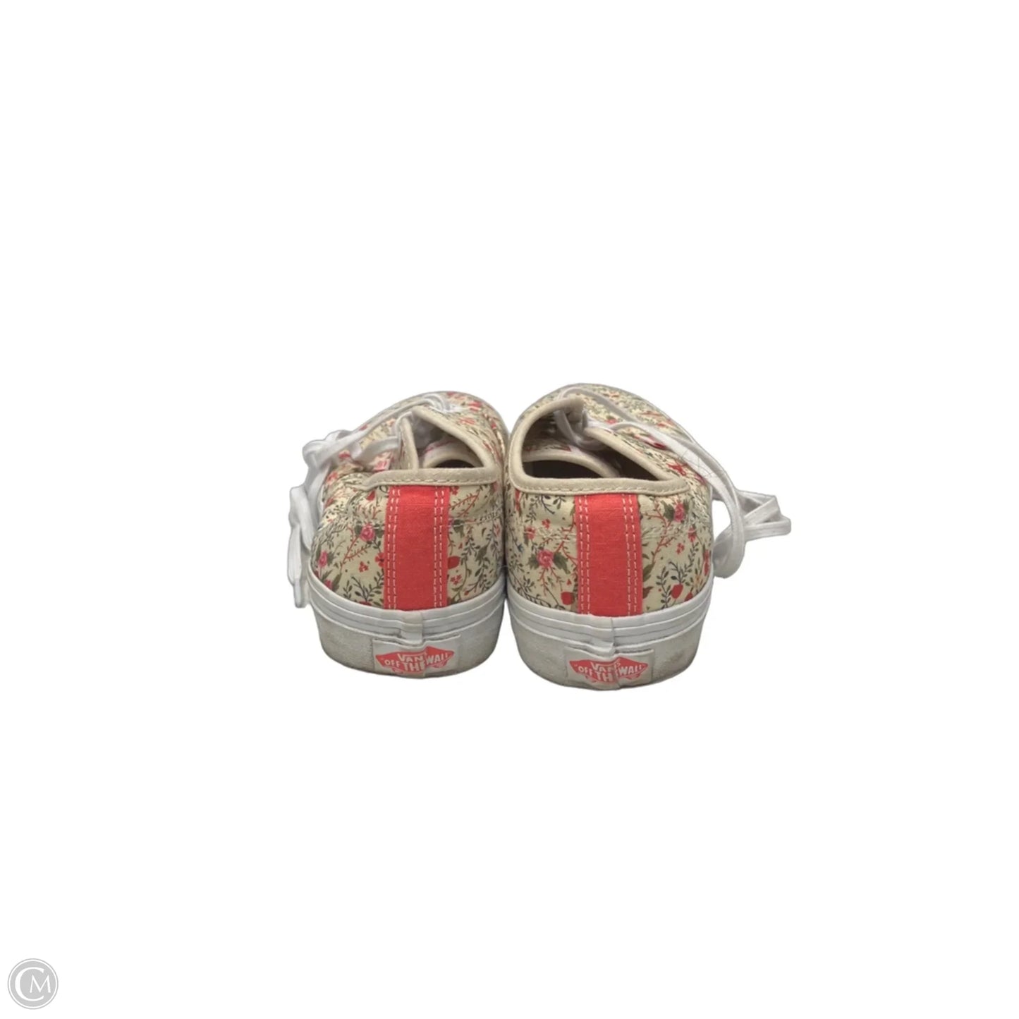 Shoes Flats By Vans In Floral Print, Size: 8.5