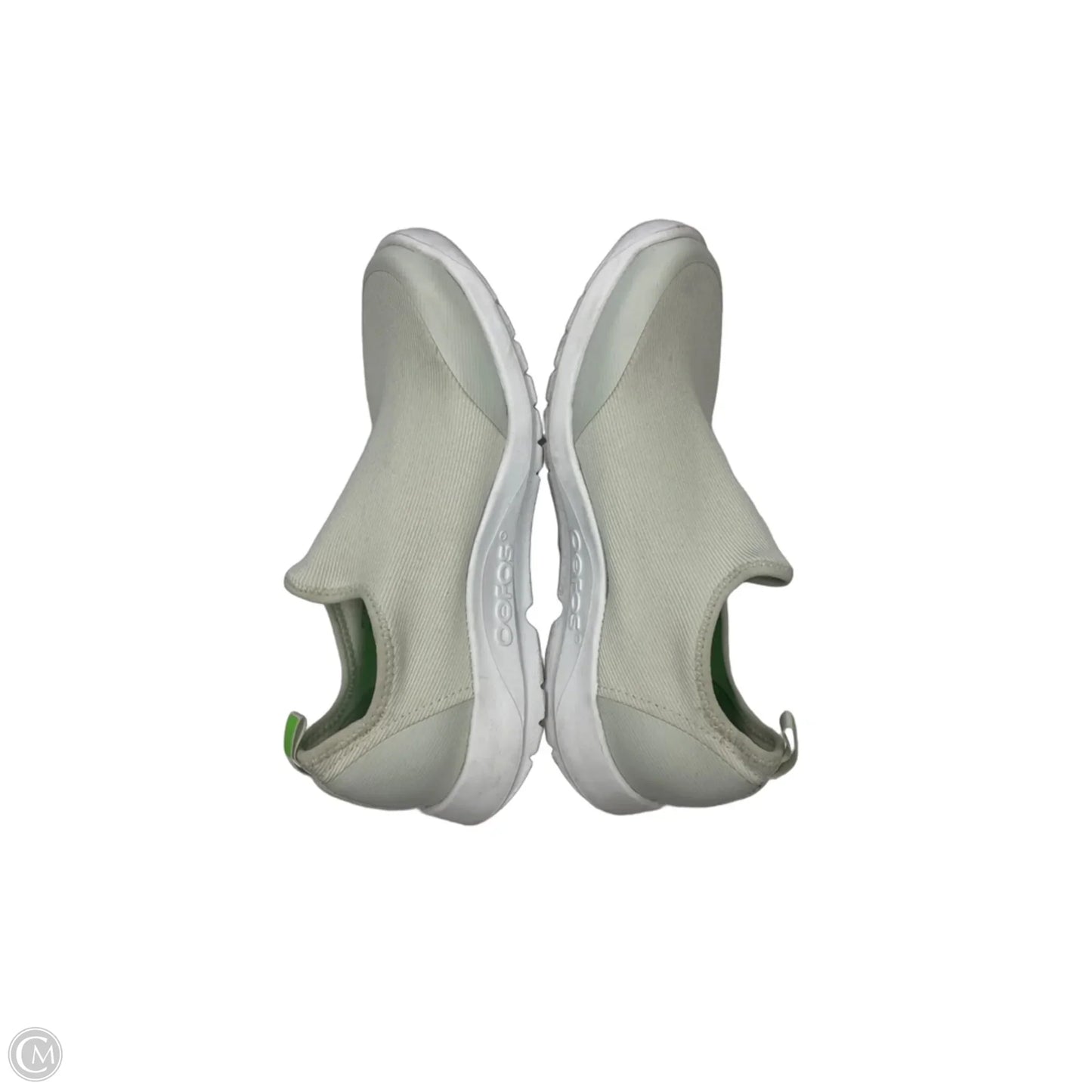 Shoes Flats By Oofos In Green, Size: 7.5