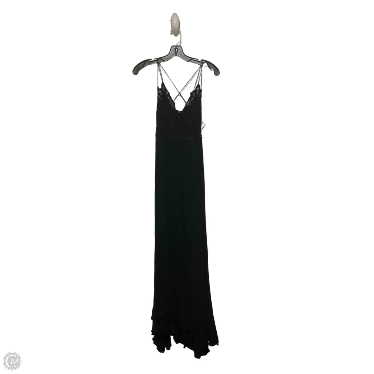 Dress Casual Maxi By Free People In Black, Size: Xs