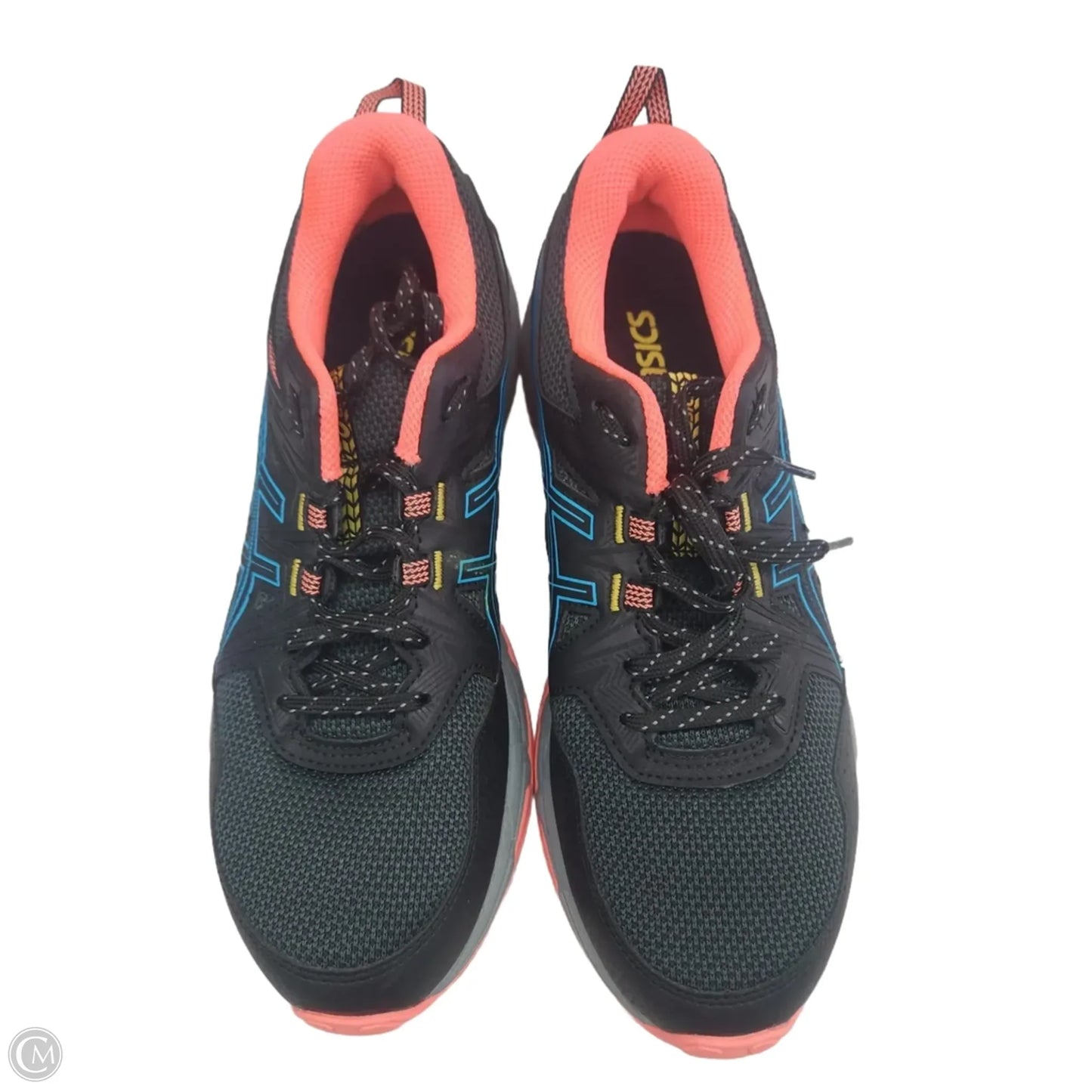 Shoes Athletic By Asics In Black & Pink, Size: 10