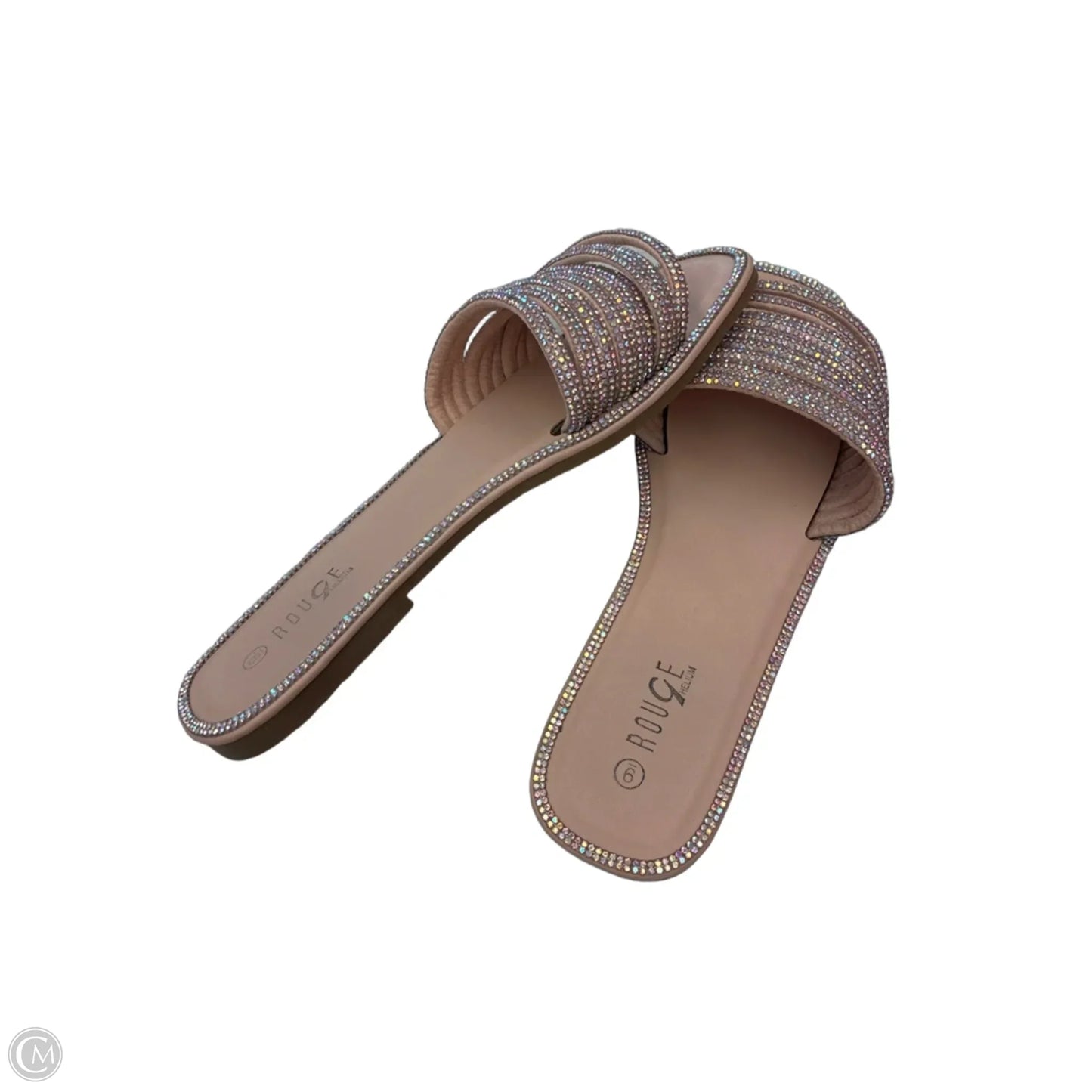 Sandals Flats By Rouge In Tan, Size: 9