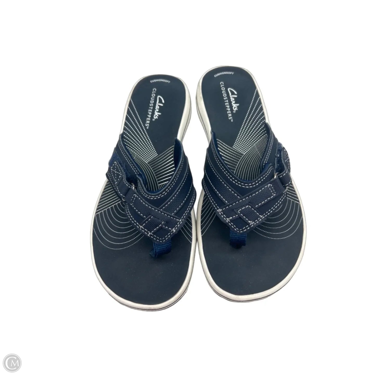 Sandals Flats By Clarks In Blue, Size: 7