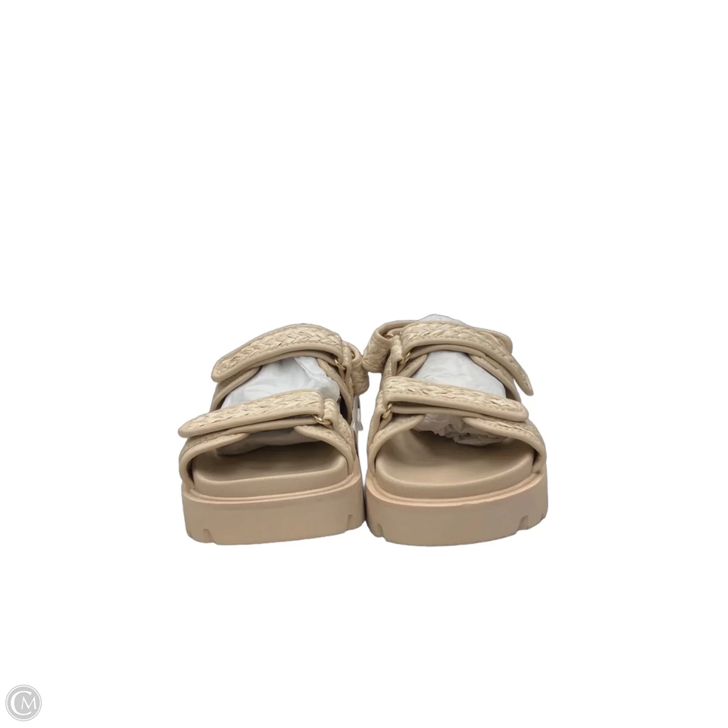Sandals Flats By H&m In Cream, Size: 8.5