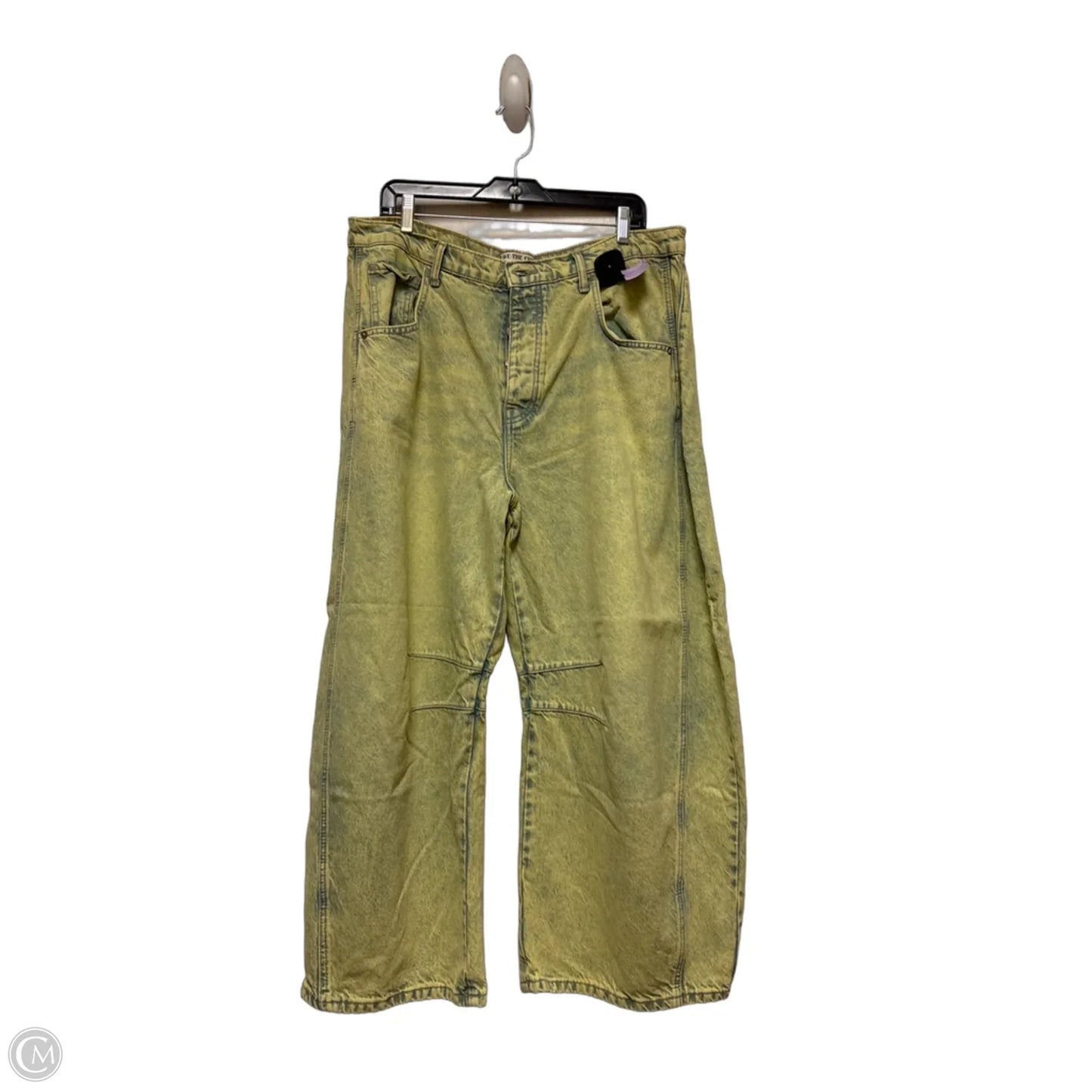 Jeans Wide Leg By We The Free In Green, Size: 10