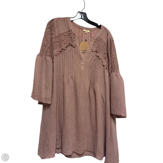 Dress Casual Short By Kori America In Pink, Size: L