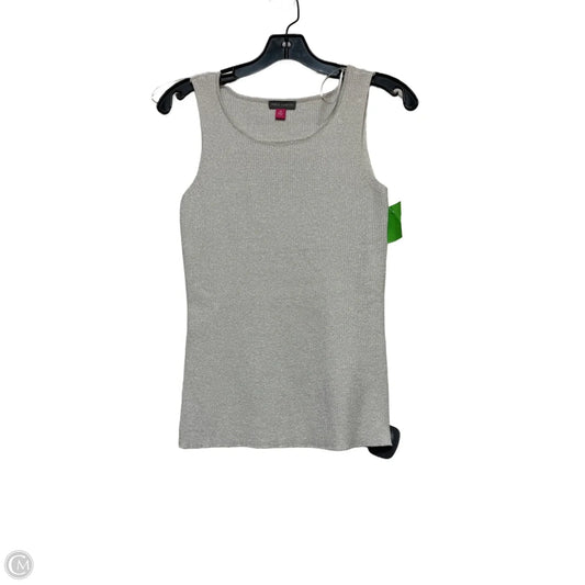 Top Sleeveless Basic By Vince Camuto In Silver, Size: Xs