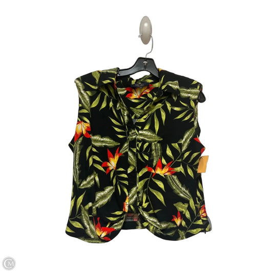 Top Short Sleeve By Rachel Roy In Tropical Print, Size: L