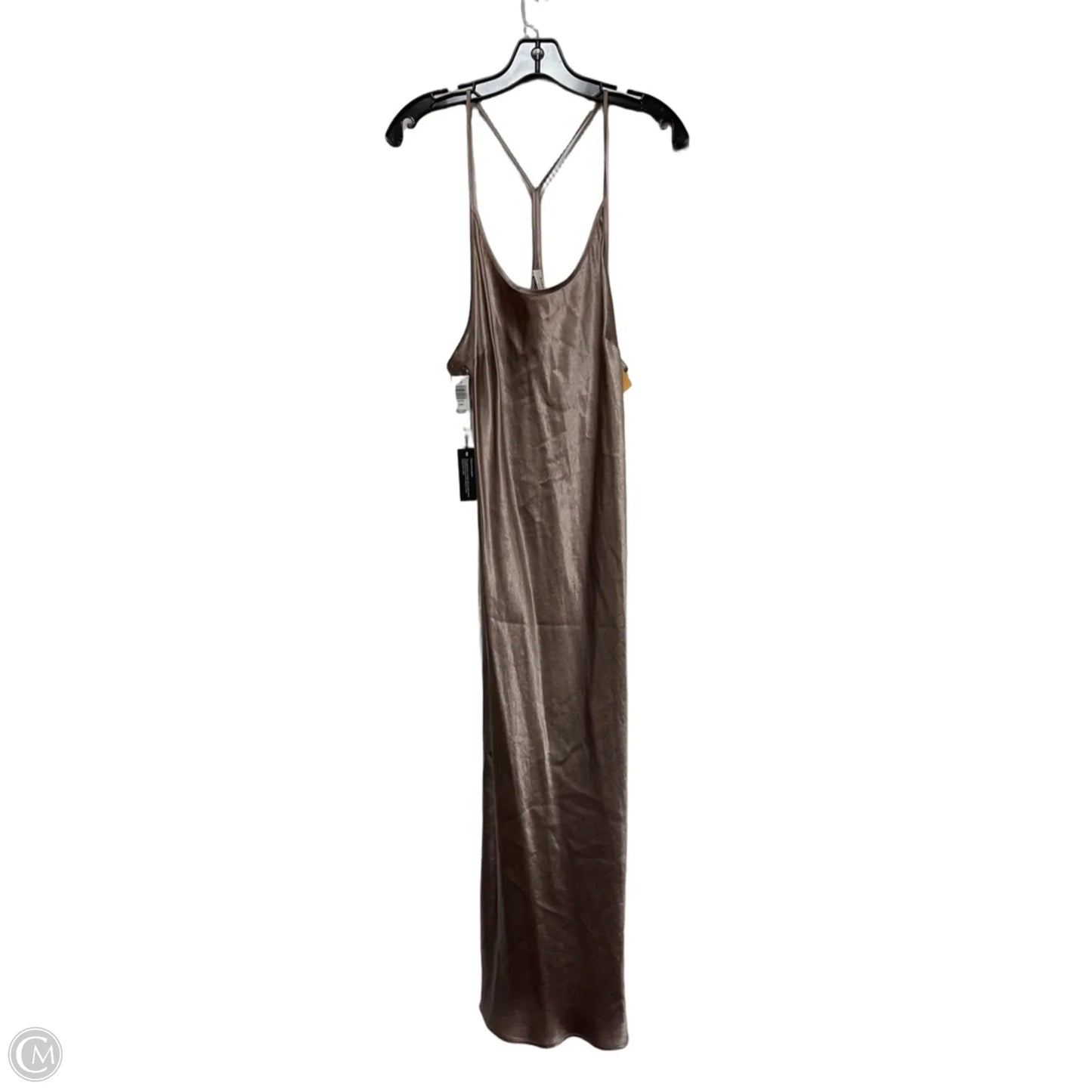 Dress Casual Midi By Babaton In Taupe, Size: L