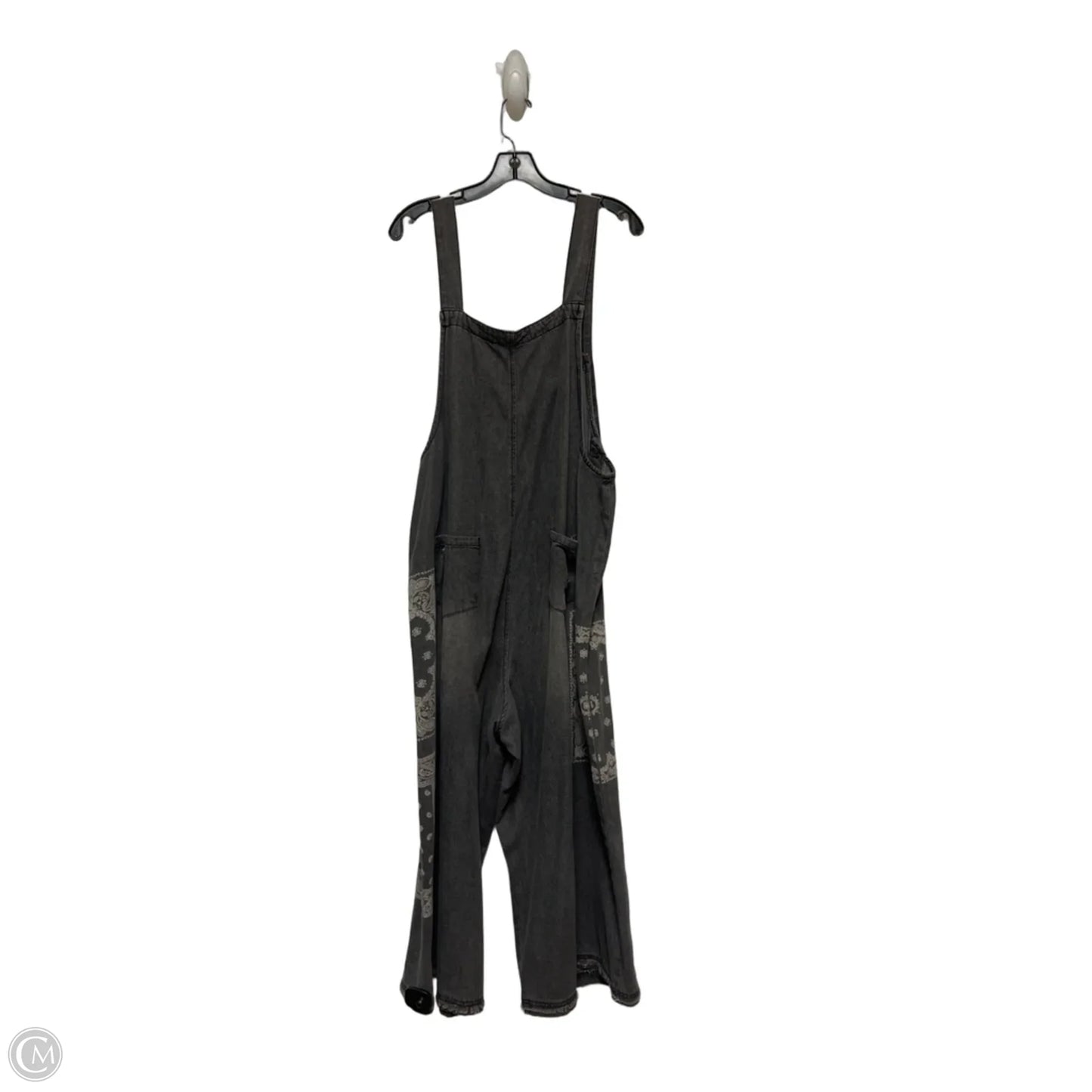 Overalls By Three Bird Nest In Black Denim, Size: L