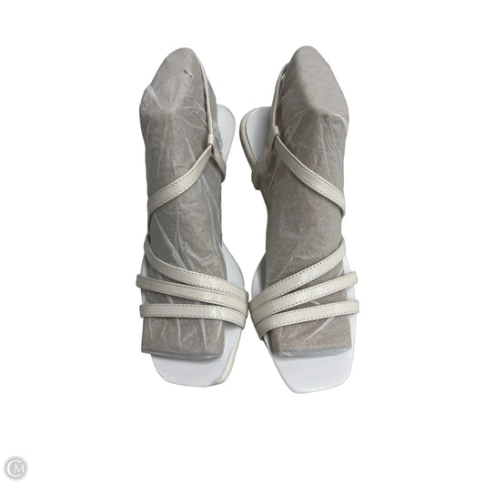 Sandals Heels Kitten By Naturalizer In White, Size: 8.5