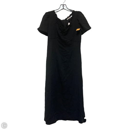 Dress Casual Midi By Loft In Black, Size: S
