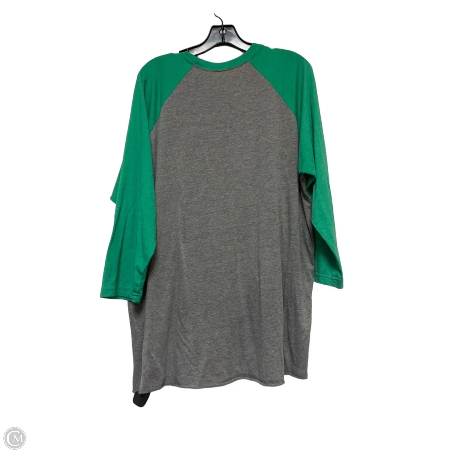 Top Long Sleeve By Disney Store In Green & Grey, Size: 2x