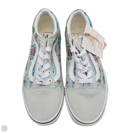 Shoes Sneakers By Vans In Grey & White, Size: 6.5