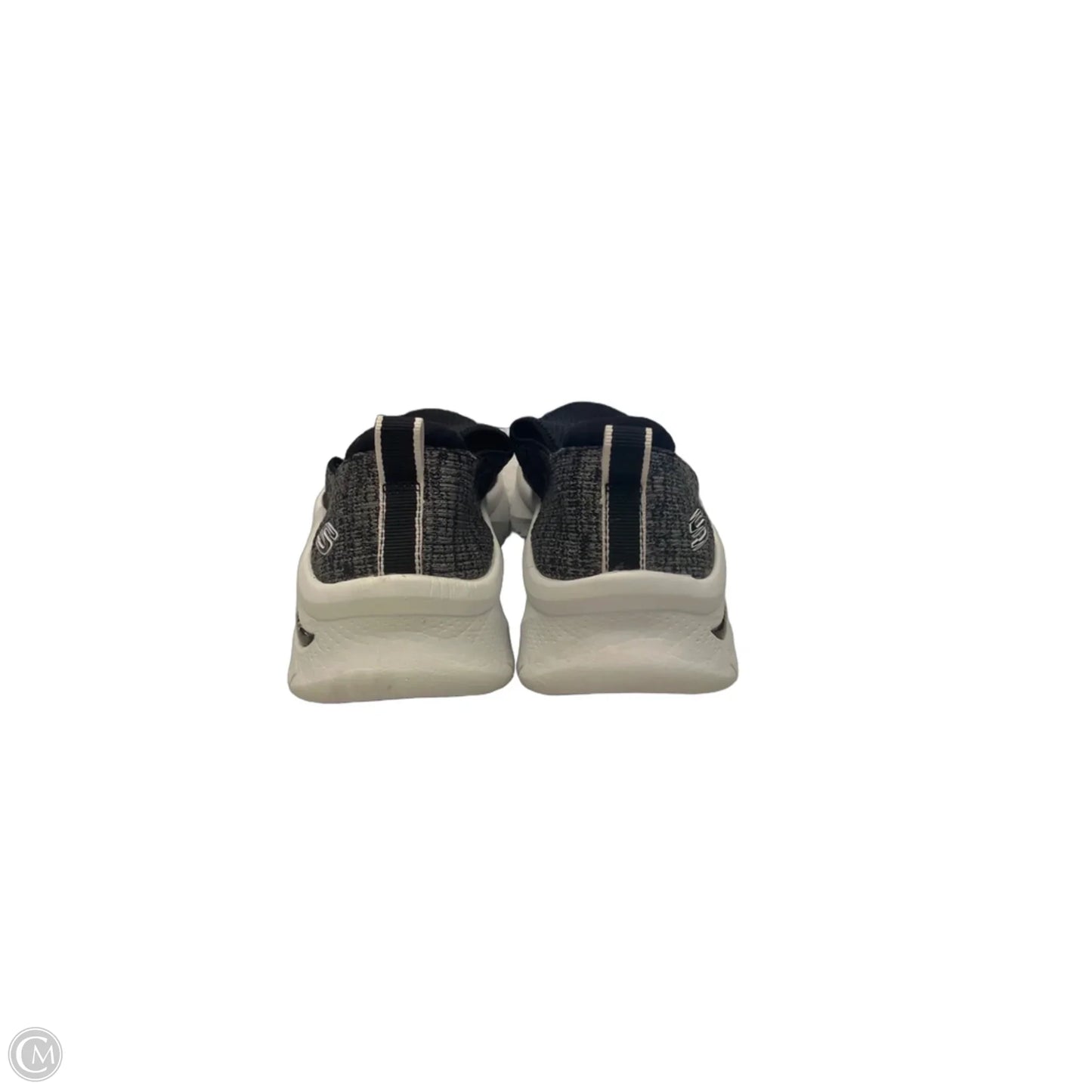 Shoes Athletic By Skechers In Black & White, Size: 7.5