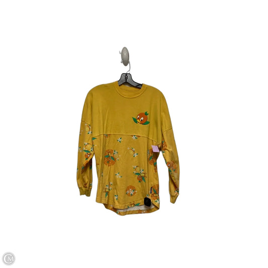 Top Long Sleeve By Disney Store In Orange & Yellow, Size: Xs