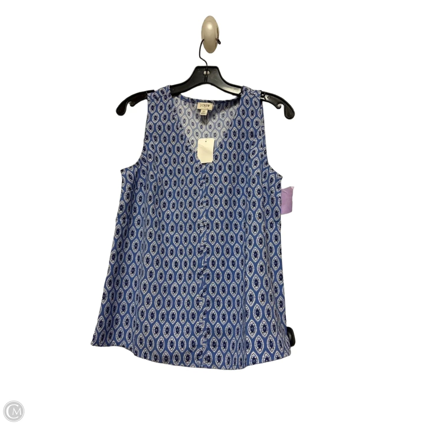Top Sleeveless By J. Crew In Blue, Size: Xs